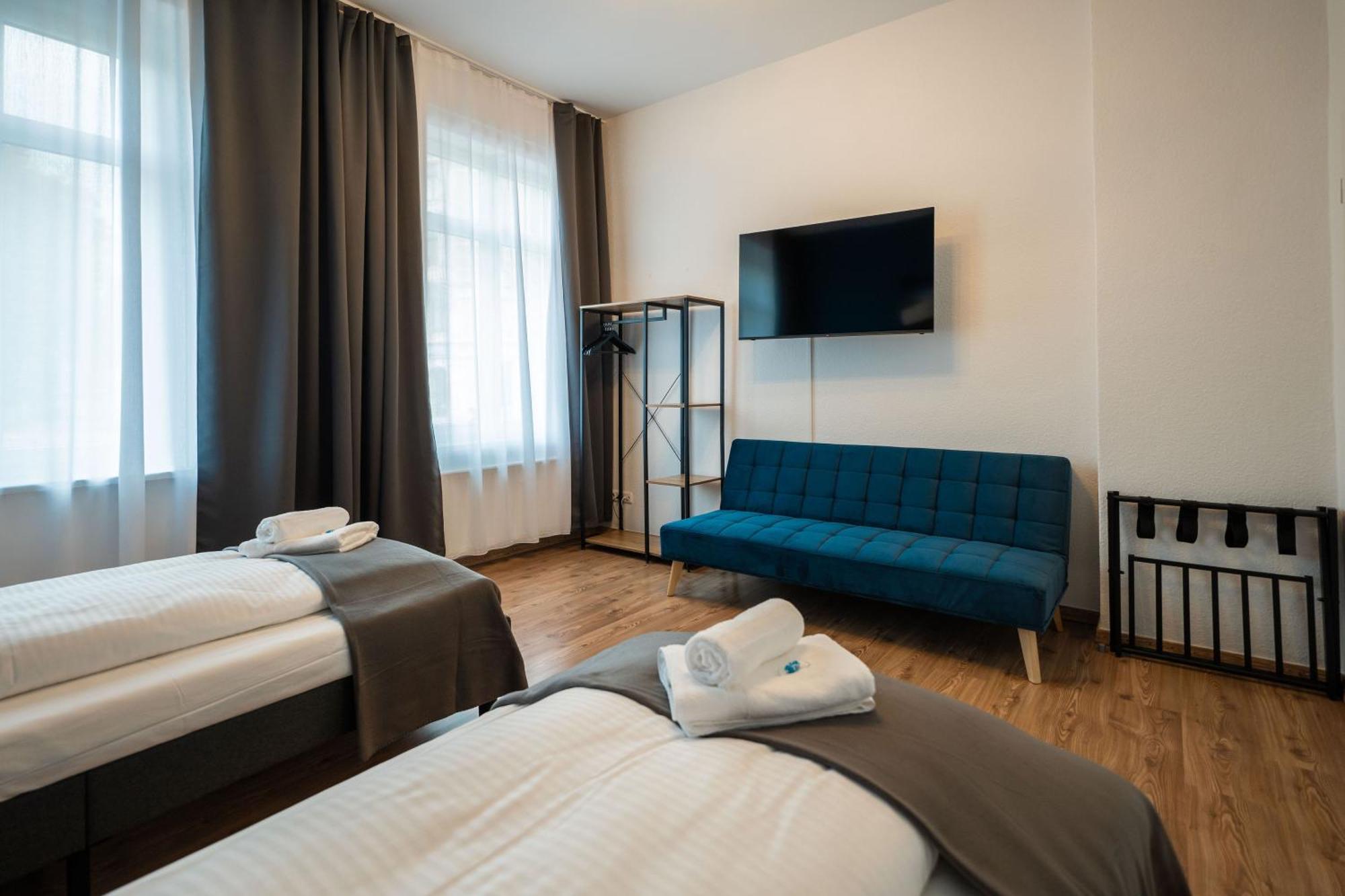 T21 - Apartment Direkt Im Zentrum Mit Parkplatz Chemnitz Esterno foto
