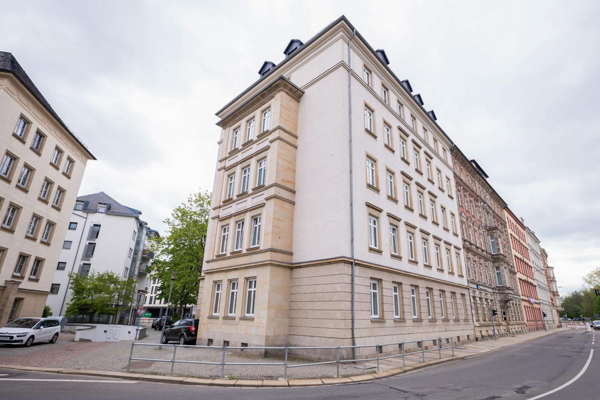 T21 - Apartment Direkt Im Zentrum Mit Parkplatz Chemnitz Esterno foto